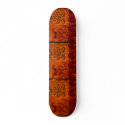 Grunged Damask skateboards