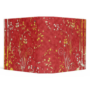 Grungy Background-Red Binder binder