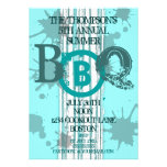 Grungy BBQ Modern Invitation