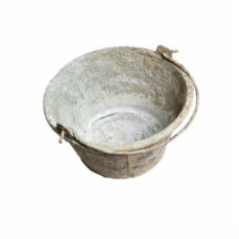 Grungy bucket photo cutout