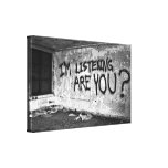 Grungy Grafitti- Stretched Canvas Print