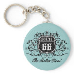 Grungy Graphic Rte. 66 keychains