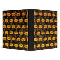 Grungy Halloween Cat Binder