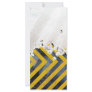 Grungy Hazard Stripes Full Color Rack Card