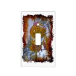 Grungy Humboldt Lily In the Sky Light Switch Cover