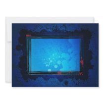 grungy invitation