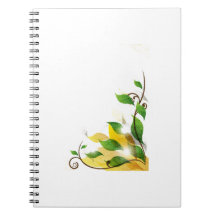 grungy leaves graphic corner.png spiral notebook