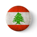 Grungy Lebanon Flag buttons