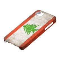 Grungy Lebanon Flag iPhone 5 Covers