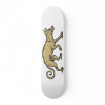 Grungy old Dog Custom Skate Board