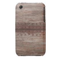 Grungy Riveted Rusty Metal Iphone 3 Case-mate Cases