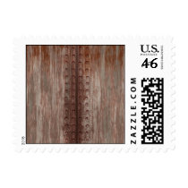 Grungy Riveted Rusty Metal Stamp