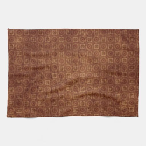 Grungy Rust Colored Pattern Design Hand Towel Zazzle