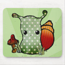 Grungy Snail Mousepad by InvisibleIndustries Grungy Snail Mousepad