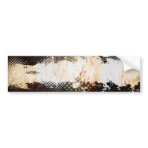 Grungy Splatter Design Bumper Stickers