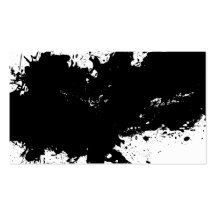 Grungy Splattered Ink Background Business Cards