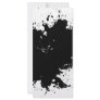Grungy Splattered Ink Background Custom Rack Cards