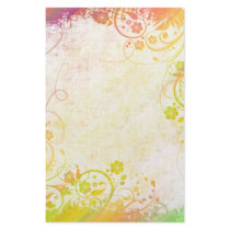 Grungy Summer Floral Stationery (3)