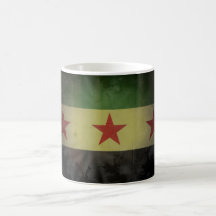 Grungy Syria Flag Coffee Mugs