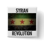 Grungy "Syrian Revolution" Syria Flag buttons