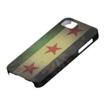 Grungy Syrien-Flagge iPhone 5 Covers