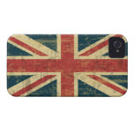Grungy Union Jack Case-Mate iPhone 4 Case
