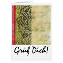 Grußkarte In Flow von Moon McNeill cards