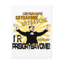 Grybavimo marskineliai postcards by lithuaniantees Grybavimo marskineliai postcards