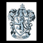 Gryffindor crest blue posters
