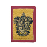 Gryffindor Crest Gold and Red Trifold Wallets