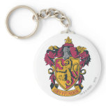 Gryffindor crest red and gold keychain