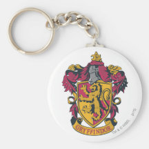 Gryffindor crest red and gold keychain