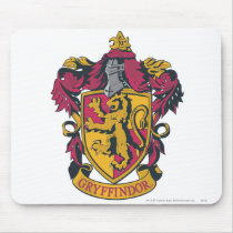 Gryffindor crest red and gold mousepad