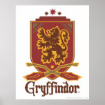 Gryffindor Quidditch Badge posters