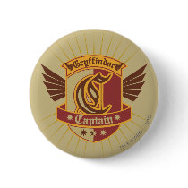 Gryffindor Quidditch Captain Emblem Pinback Button