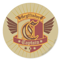 Gryffindor Quidditch Captain Emblem Stickers