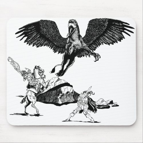 Gryffon Battle Mousepad mousepad