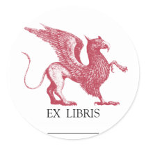 Gryphon Bookplate stickers