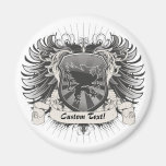 Gryphon Crest Fridge Magnet