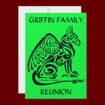 Gryphon Invitation 5x7 invitations