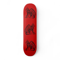 Gryphon Red Skateboard