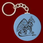 Gryphon Round Keychain keychains