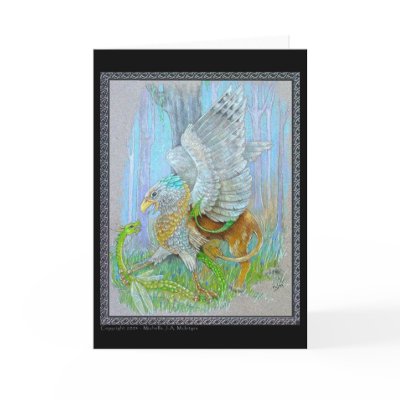 Gryphon & the Fairy Dragon card
