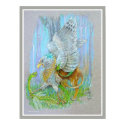 Gryphon & the Fairy Dragon posters by pawtraitart Gryphon & the Fairy Dragon posters
