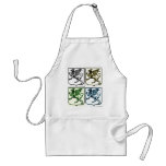 GRYPHON VINTAGE PRINT COLLAGE aprons