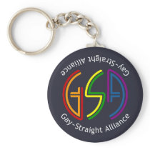 GSA Neon Dark Keychain