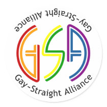 GSA Neon Round Light Sticker