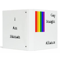 GSA pride flag binder