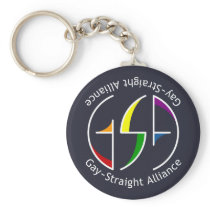 GSA Spin Dark Keychain keychains