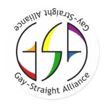 GSA Spin Round Light Sticker stickers